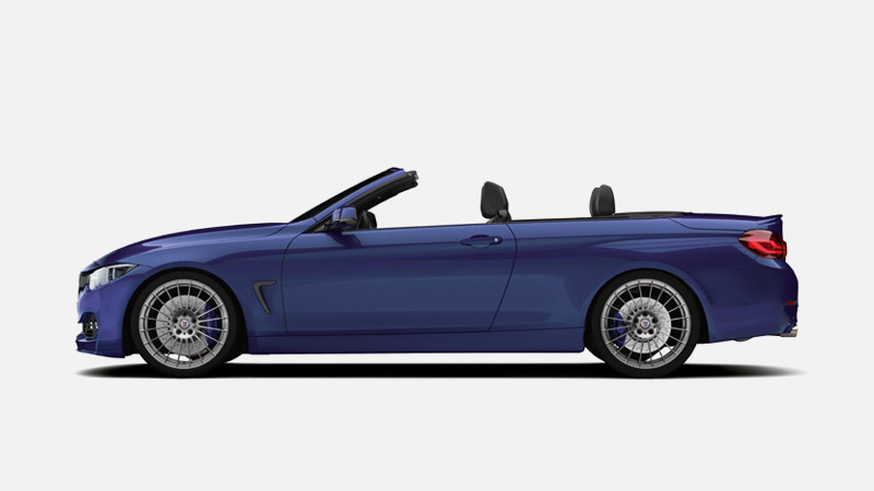 BMW ALPINA B4S - niebieskie BMW Cabrio